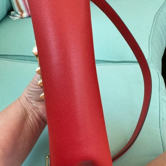Michael Kors Red Shoulder Bag - Picture 14 of 16